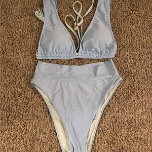 Aerie Light Blue Bikini Set